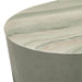 Oberon Curve Marble Coffee Table - Marine Marble - Thyme