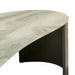 Oberon Curve Marble Coffee Table - Marine Marble - Thyme