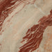 Oberon Curve Marble Coffee Table - Monica Red Marble - Natural Ash