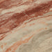 Oberon Curve Marble Coffee Table - Monica Red Marble - Natural Ash