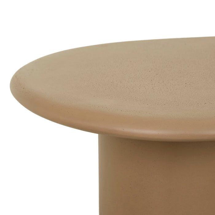 Arc Stone Coffee Table - Neutral Clay Pitted