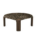 Willa Marble Coffee Table - Emperador Marble - Chocolate Oak