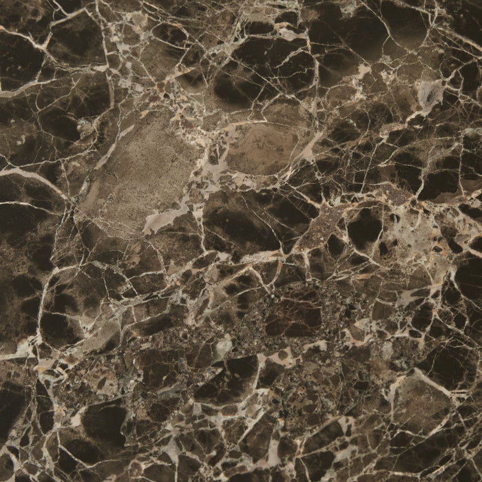 Willa Marble Coffee Table - Emperador Marble - Chocolate Oak