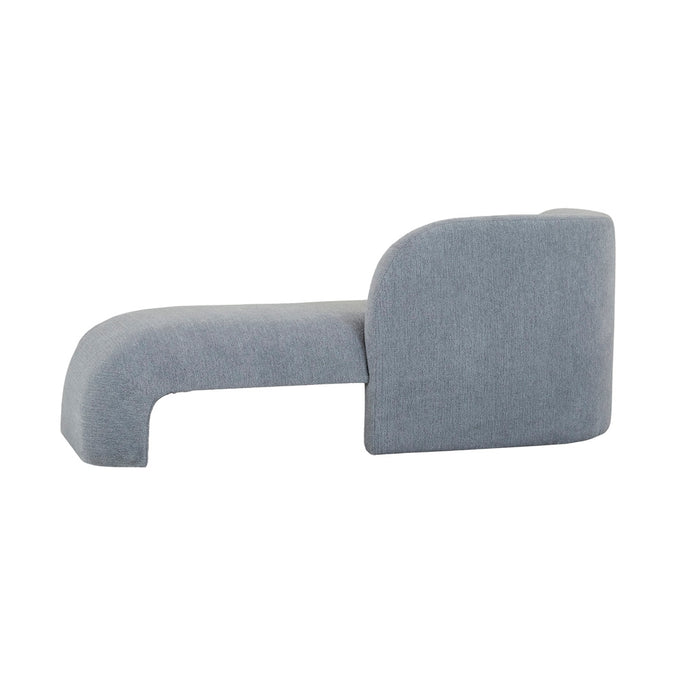 Aubury Daybed Left Arm - Vista Blue