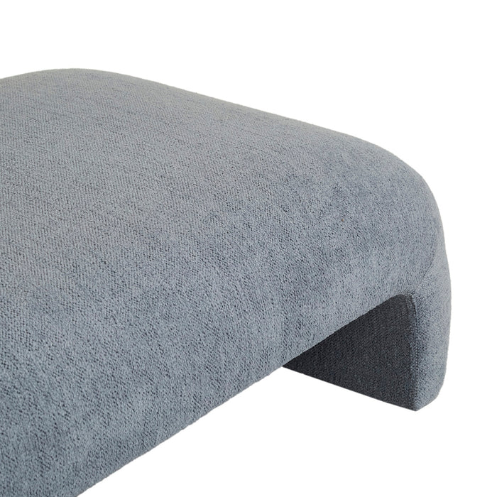 Aubury Daybed Left Arm - Vista Blue