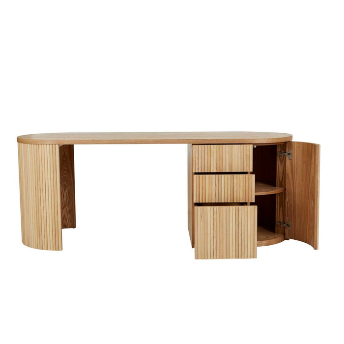 Benjamin Ripple Grand Desk - Natural Ash