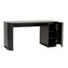 Orson Round Desk - Black Oak