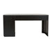 Orson Round Desk - Black Oak