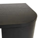 Orson Round Desk - Black Oak