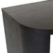 Orson Round Desk - Black Oak