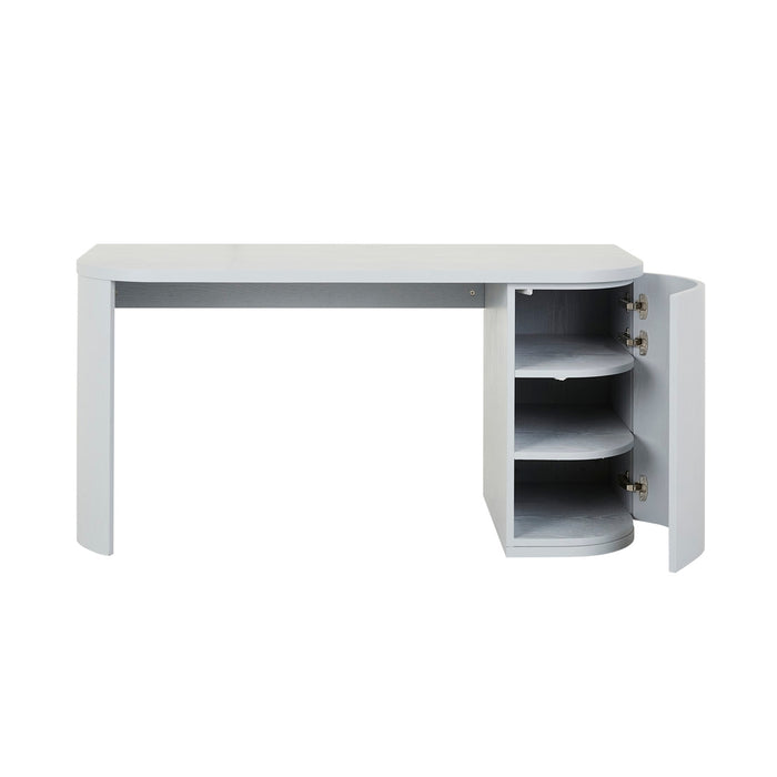 Orson Round Desk - Powder Blue