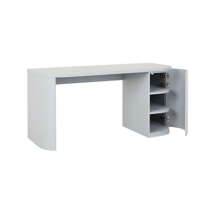 Orson Round Desk - Powder Blue
