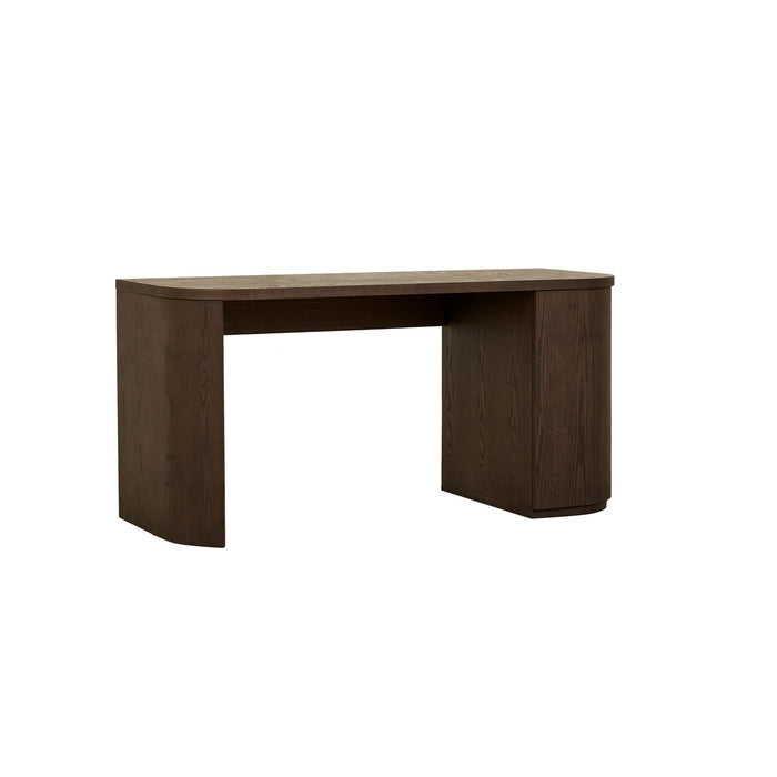 Orson Round Desk - Tobacco Ash
