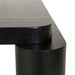 Flint Dining Table - Black Oak