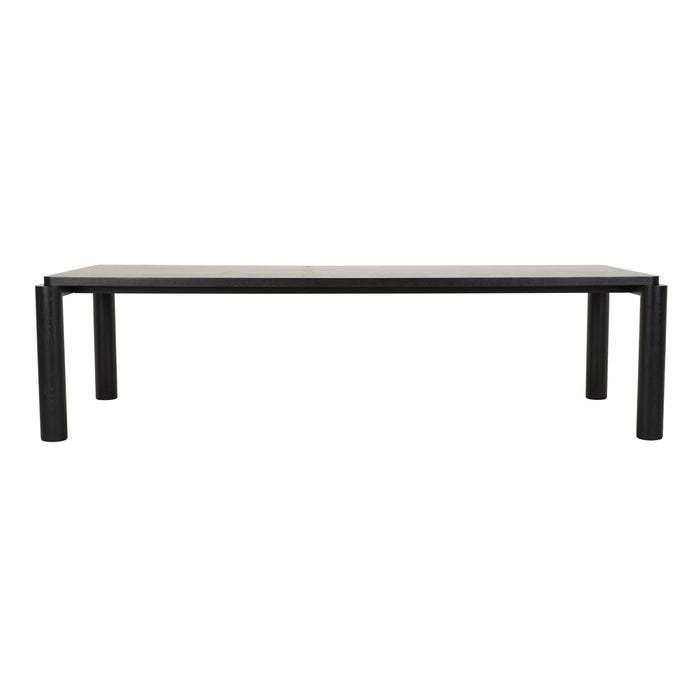 Flint Dining Table - Black Oak