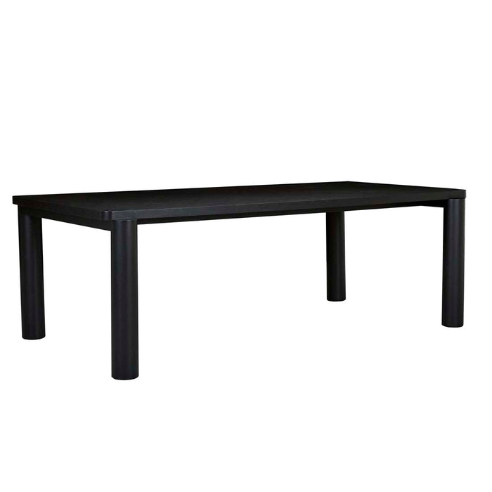 Flint Dining Table - Black Oak