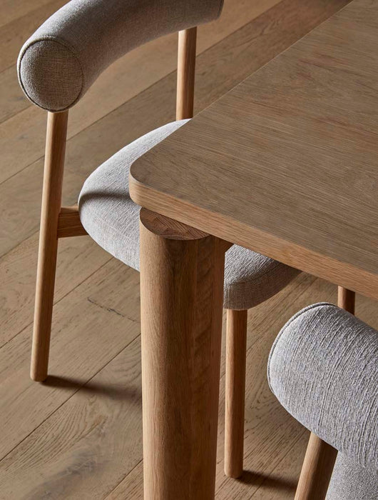 Flint Dining Table - Black Oak