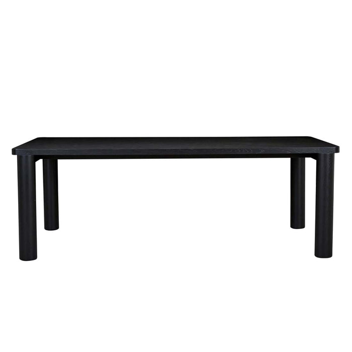 Flint Dining Table - Black Oak
