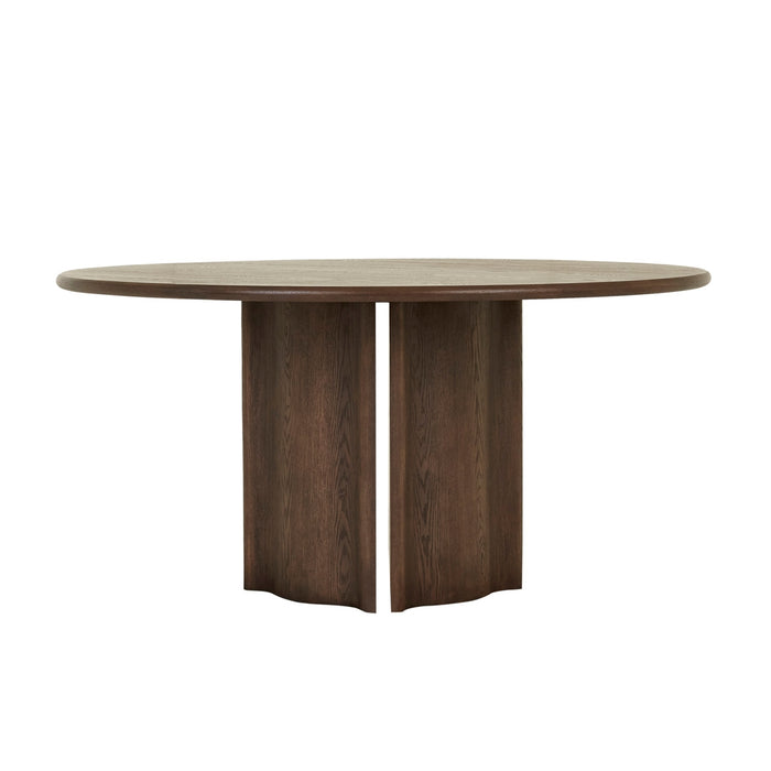 Leon Round Dining Table - Tobacco Ash