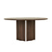 Leon Round Dining Table - Tobacco Ash