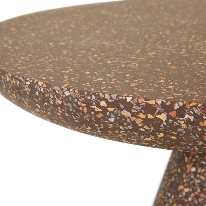 Livorno Luna Cafe Table - Mocha Terrazzo