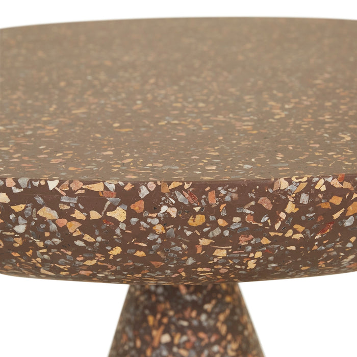 Livorno Luna Cafe Table - Mocha Terrazzo