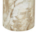 Lucia Curve Dining Table - Faux Mocha Marble