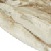 Lucia Curve Dining Table - Faux Mocha Marble