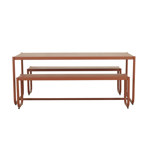 Dockside Arc Dining Ensemble - Terracotta