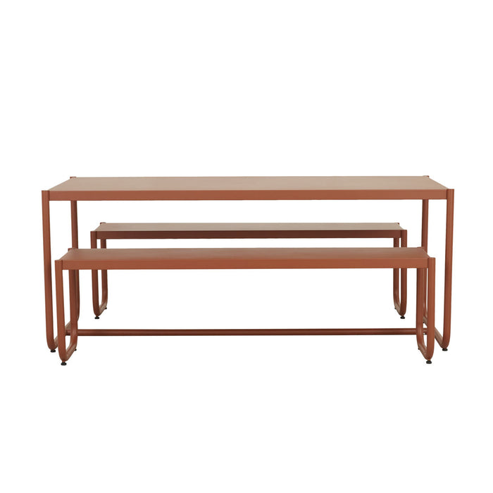 Dockside Arc Dining Ensemble - Terracotta