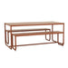 Dockside Arc Dining Ensemble - Terracotta