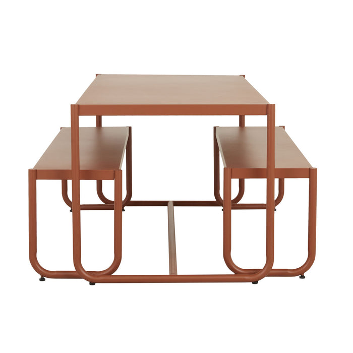 Dockside Arc Dining Ensemble - Terracotta