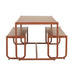 Dockside Arc Dining Ensemble - Terracotta
