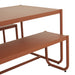Dockside Arc Dining Ensemble - Terracotta