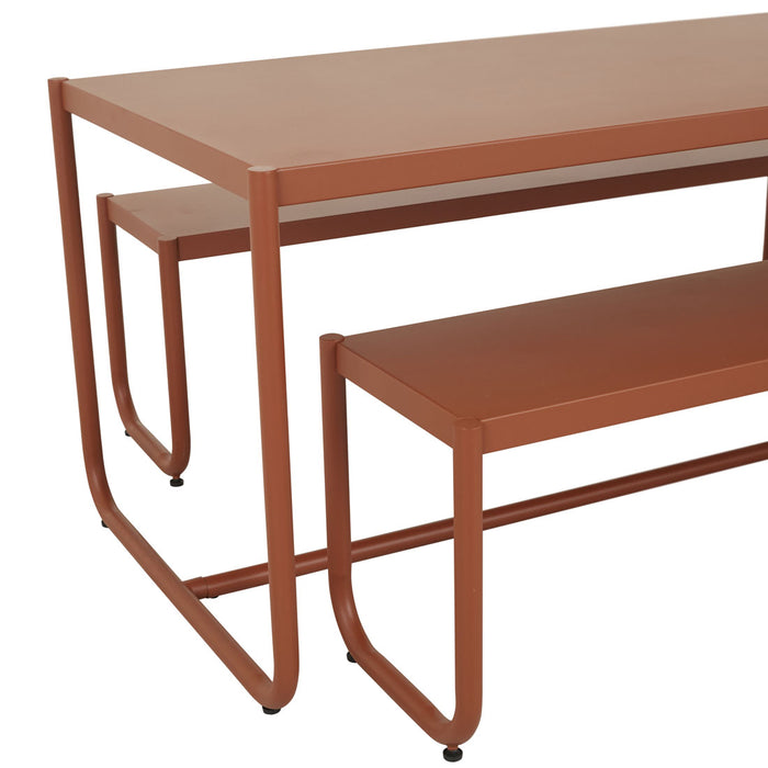 Dockside Arc Dining Ensemble - Terracotta