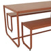 Dockside Arc Dining Ensemble - Terracotta