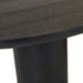 Seb Oval Dining Table - Black Oak