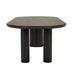 Seb Oval Dining Table - Black Oak