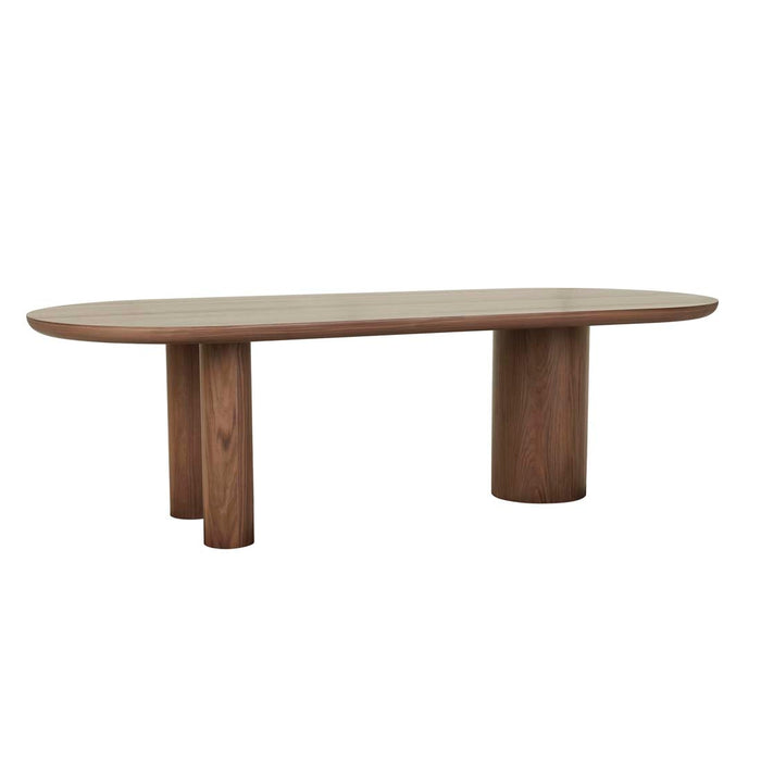 Seb Oval Dining Table - Walnut