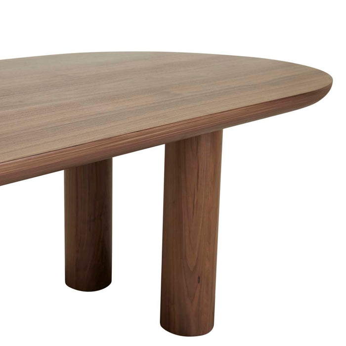 Seb Oval Dining Table - Walnut