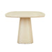 Valencia Dining Table - Faux Travertine - Beige