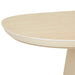 Valencia Dining Table - Faux Travertine - Beige