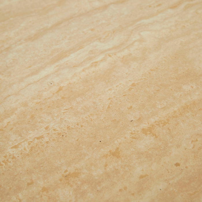 Valencia Dining Table - Faux Travertine - Beige