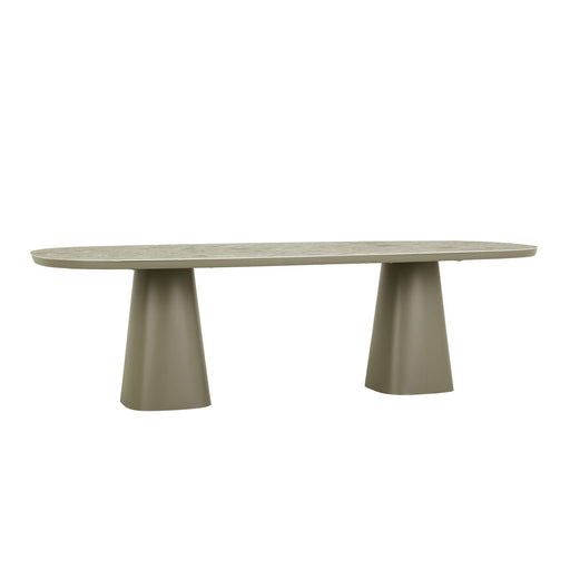Valencia Dining Table - Faux Storm Terrazzo - Umber