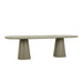 Valencia Dining Table - Faux Storm Terrazzo - Umber