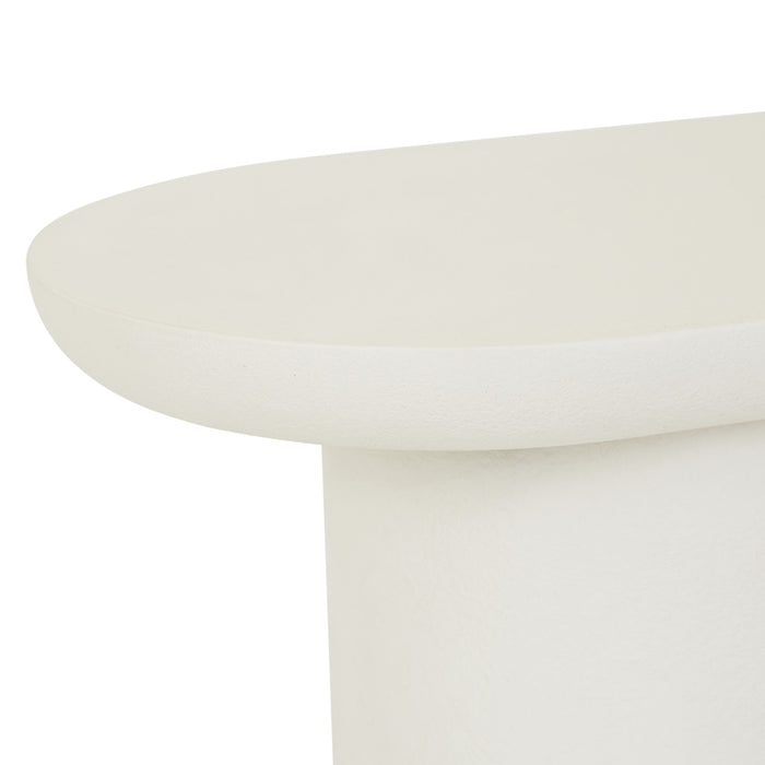 Seb Pedestal Side Table - Rope