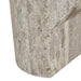 Atlas Pinnacle Side Table - Satin Grey Travertine