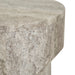 Atlas Pinnacle Side Table - Satin Grey Travertine