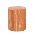 Atlas Pinnacle Side Table - Satin Red Travertine