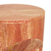 Atlas Pinnacle Side Table - Satin Red Travertine